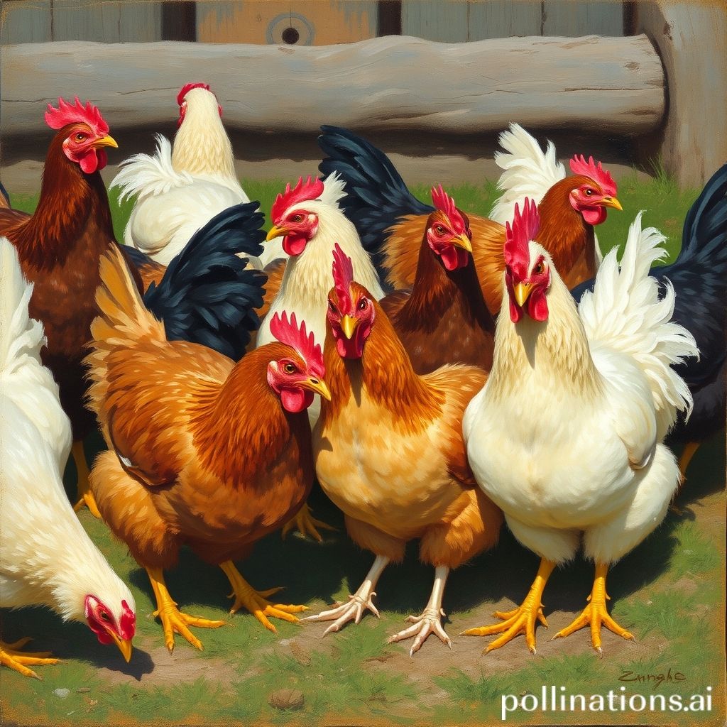 why do chickens open their mouths